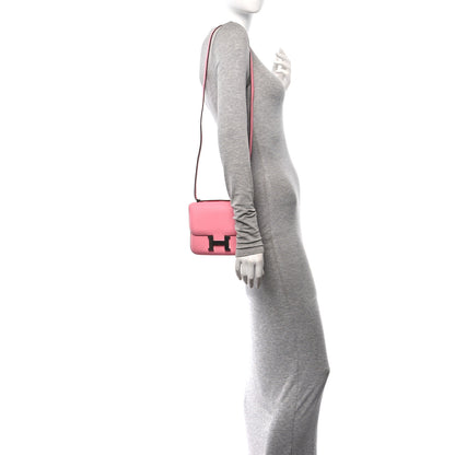 Hermes Chevre Mysore Verso Constance 18 Rose Confetti Sanguine 2 of 12