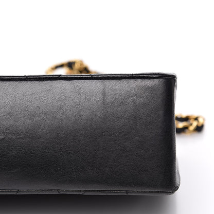 Chanel Lambskin Quilted Medium Single Flap Black 11 of 16