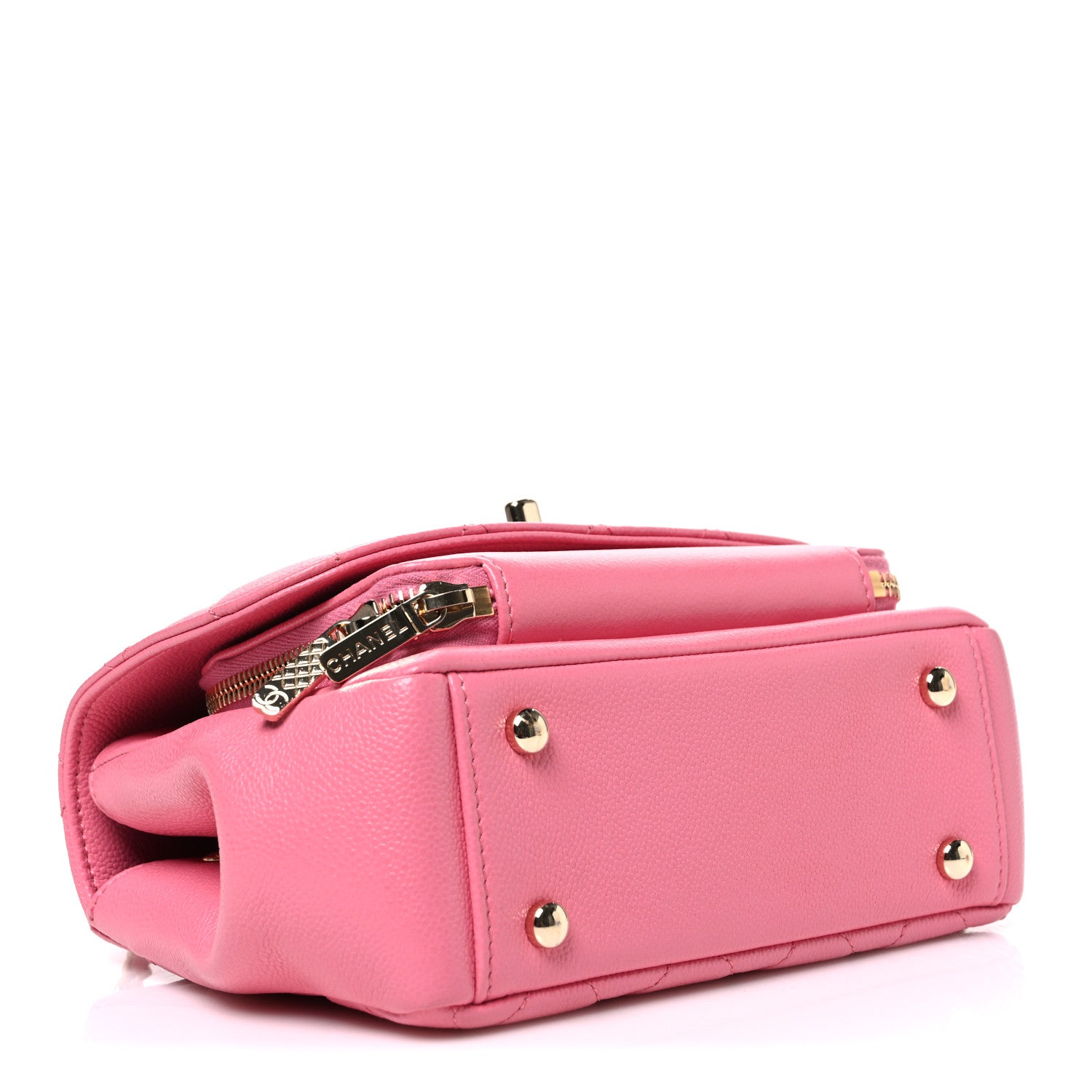 Chanel Caviar Quilted Small Business Affinity Flap Pink 3 of 10
