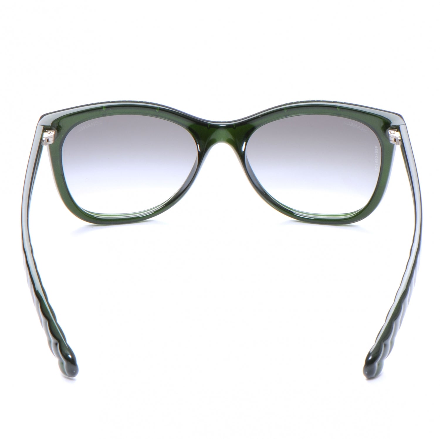 Chanel Cat Eye Chain Sunglasses 6041 Green 2 of 4