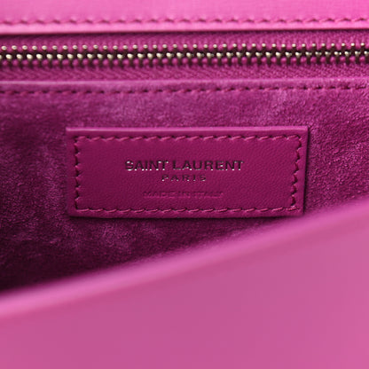 Saint Laurent Smooth Calfskin Le Carre Shoulder Bag Pink 6 of 9