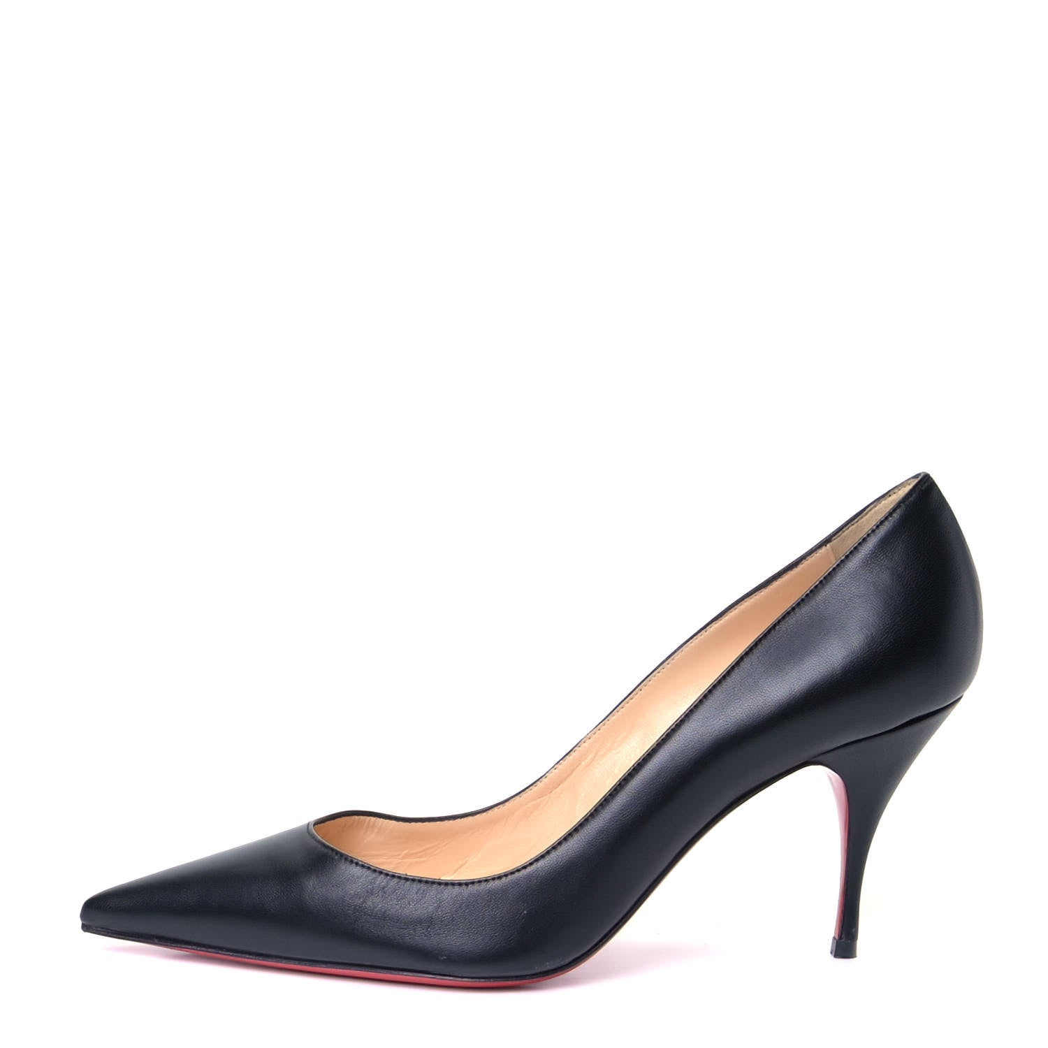Christian Louboutin Nappa Shiny Decollete 554 70 Pumps 38.5 Black 1 of 8