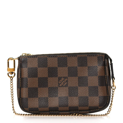 Louis Vuitton Damier Ebene Mini Pochette Accessories 1 of 8