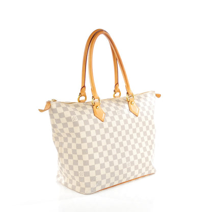 Louis Vuitton Damier Azur Saleya MM 3 of 8