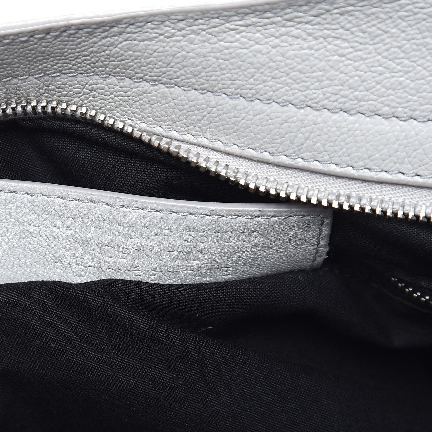 Balenciaga Chevre Silver Metallic Edge Hardware Velo Gris Perle 8 of 9