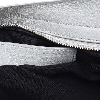 Balenciaga Chevre Silver Metallic Edge Hardware Velo Gris Perle 8 of 9