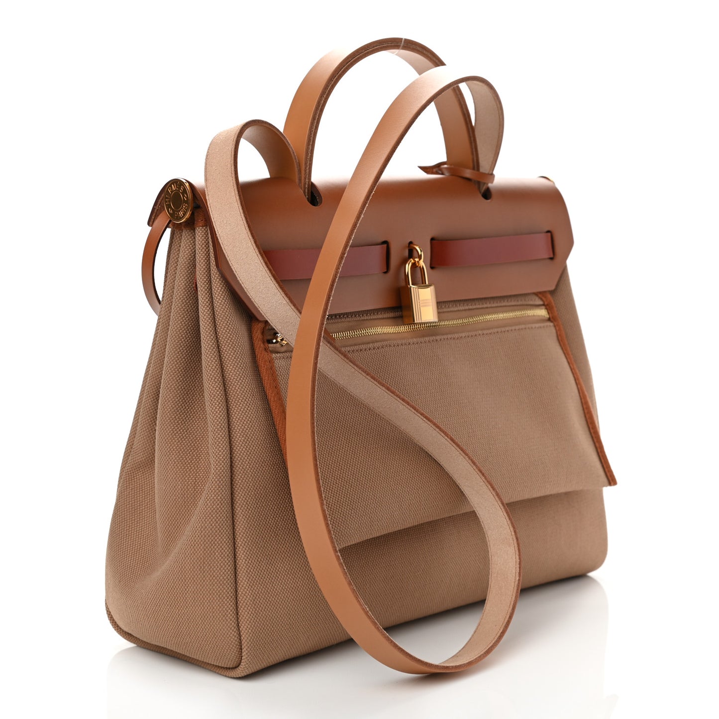 Military Toile Vache Hunter Herbag Zip Retourne 31 PM Chai Fauve Naturel Cuivre
