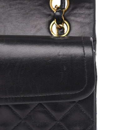 Chanel Lambskin Quilted Small Double Flap Black 13 of 16