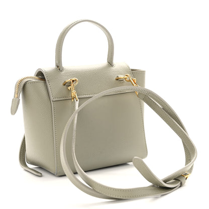 Celine Grained Calfskin Pico Belt Bag Green Clay 3 of 10