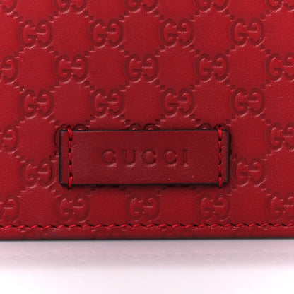 Gucci Microguccissima Crossbody Wallet Red 7 of 10