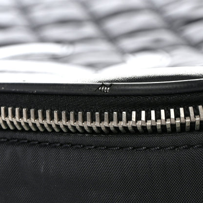 Chanel Toile Calfskin Quilted Paris New York Trolley Black 10 of 10