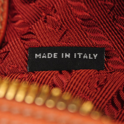 Prada Vitello Daino Shoulder Bag Rame 7 of 9