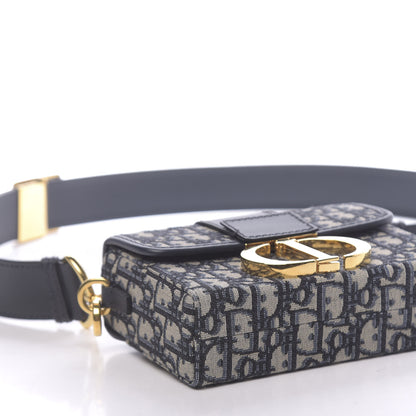 Christian Dior Oblique 30 Montaigne Box Bag Blue 8 of 10