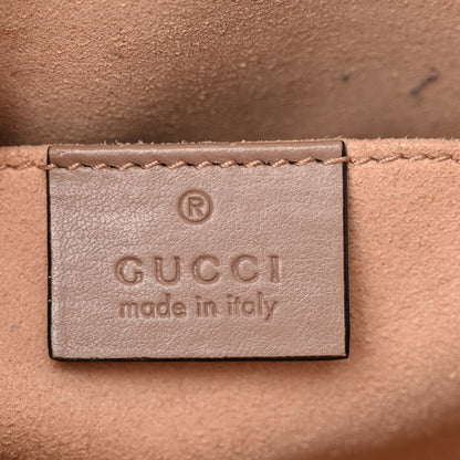Gucci Calfskin Matelasse Small GG Marmont Chain Shoulder Bag Porcelain Rose 5 of 10