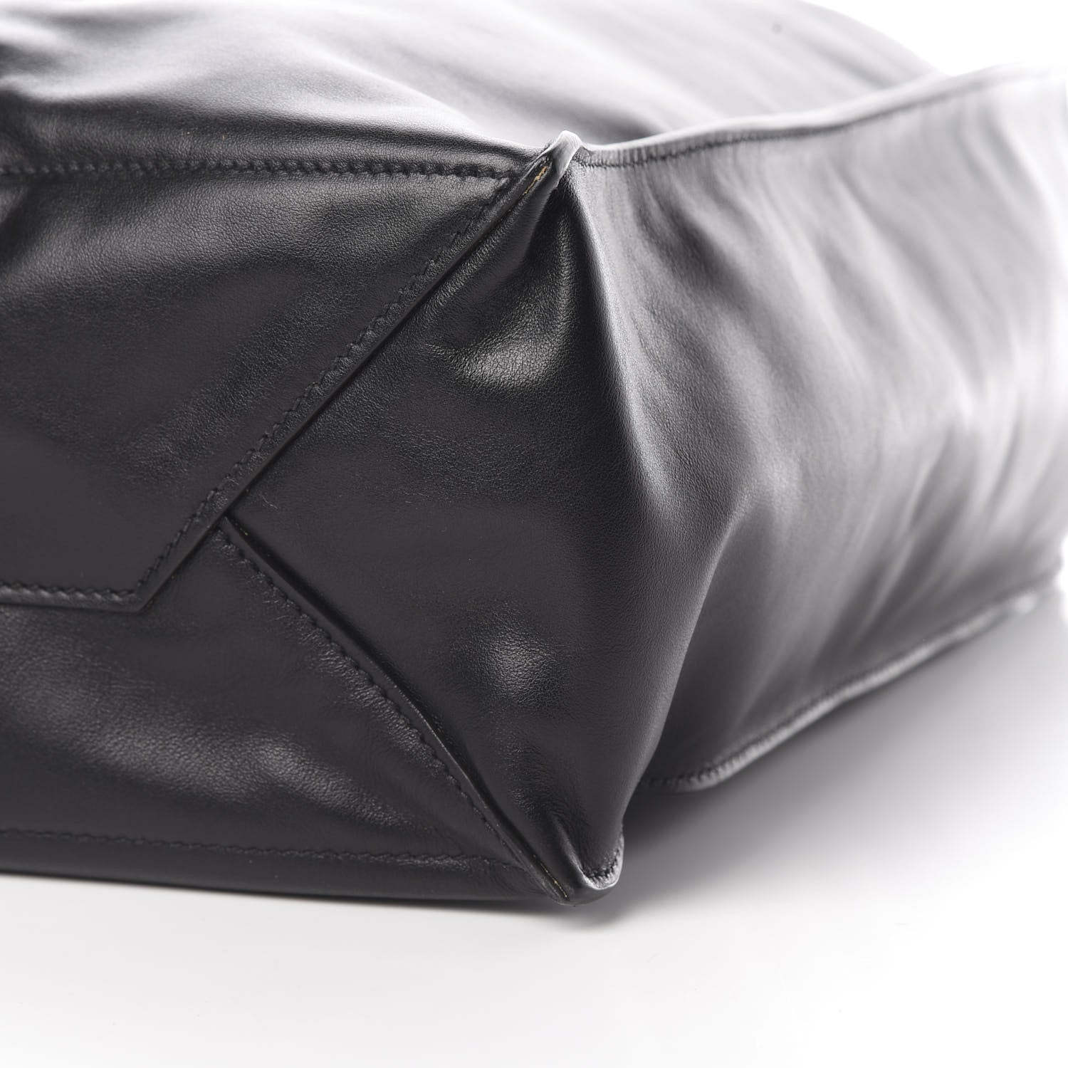 Prada Soft Calfskin Shopping Tote Black 10 of 11