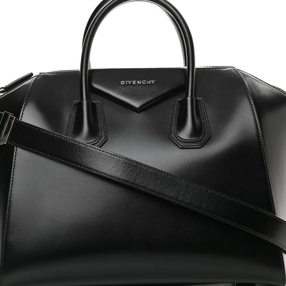 Givenchy Shiny Lord Calfskin Medium Antigona Black 7 of 12