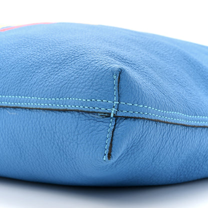 Gucci Calfskin Dans Le Vert Large Tote Blue Multicolor 11 of 12