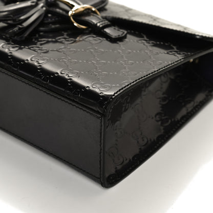 Gucci Shine Guccissima Medium Emily Chain Shoulder Bag Melanzana 12 of 14