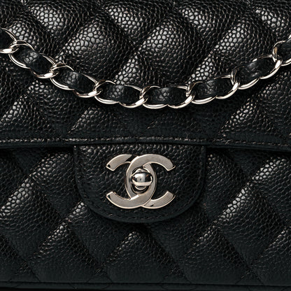 Chanel Caviar Quilted East West Flap Black 8 of 11