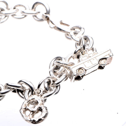 Tiffany Sterling Silver New York Manhattan Charm Bracelet 3 of 6