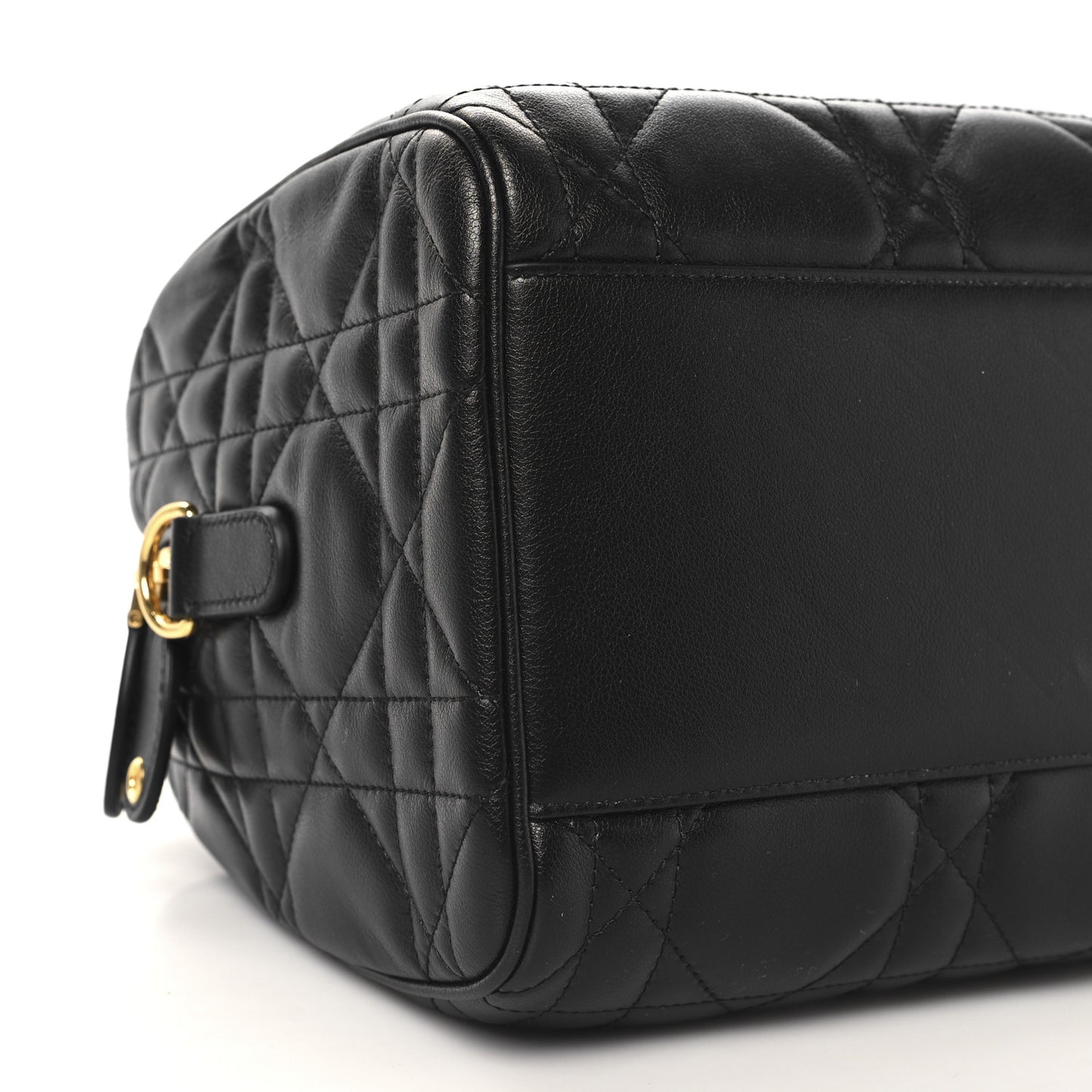 Calfskin Macrocannage Groove 25 Bag Black
