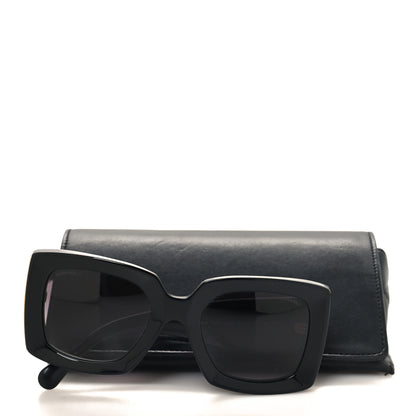 Chanel Acetate Rectangle Sunglasses 5435 Black 8 of 8