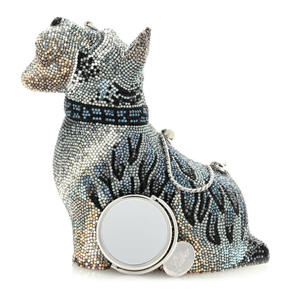 Judith Leiber Crystal Terrier Minaudiere Clutch 1 of 8