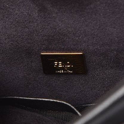 Fendi Nappa Micro Peekaboo Iconic Satchel Black 7 of 10