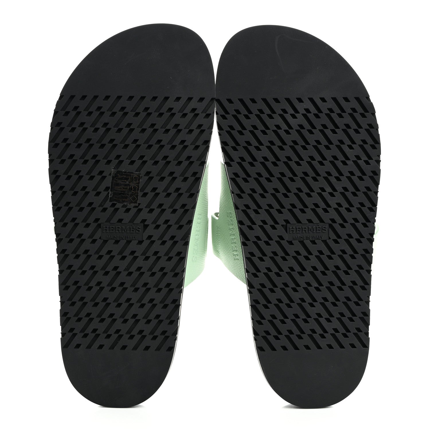 Hermes Epsom Womens Chypre Sandals 37 Vert Jade 5 of 8