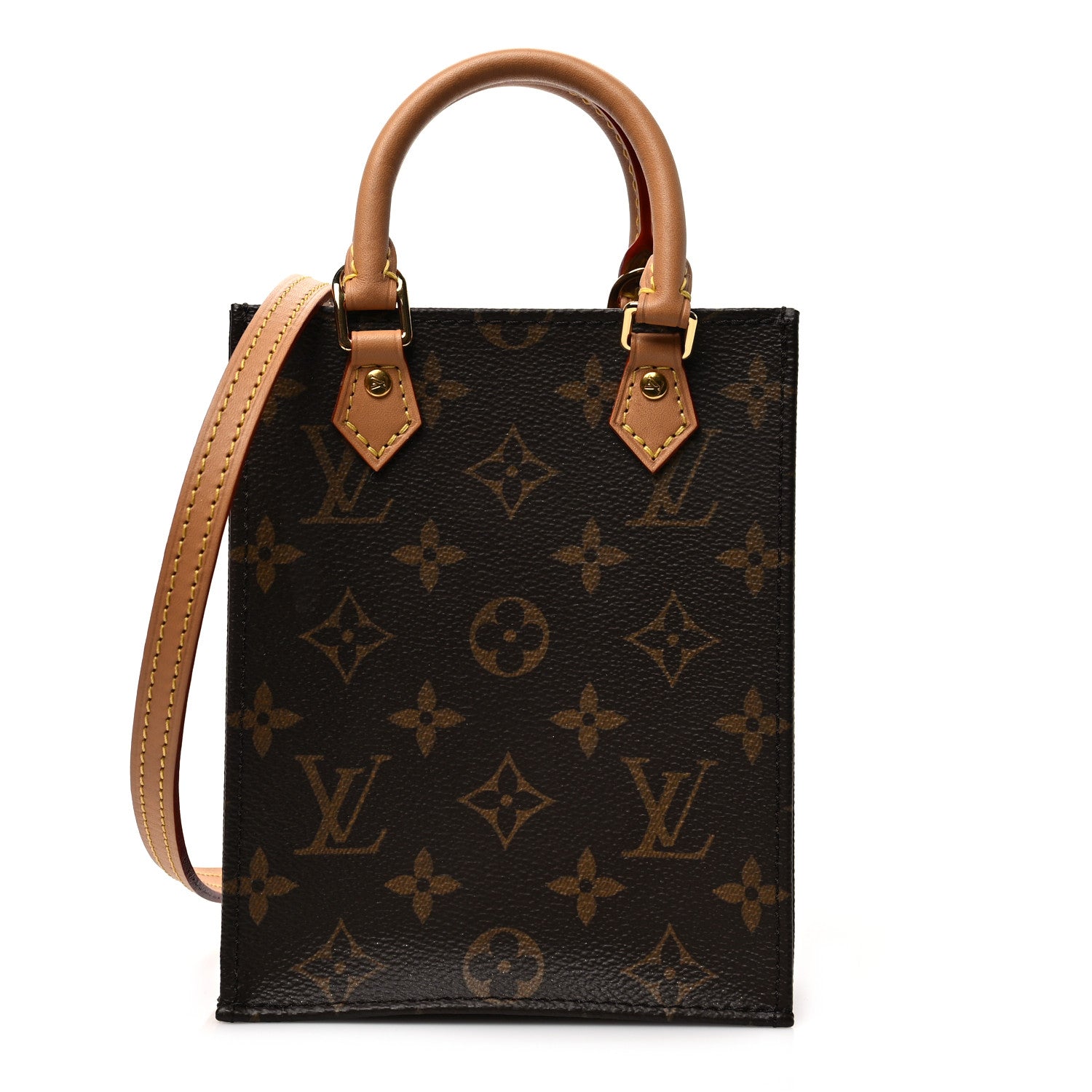 Louis Vuitton Monogram Petit Sac Plat 1 of 7