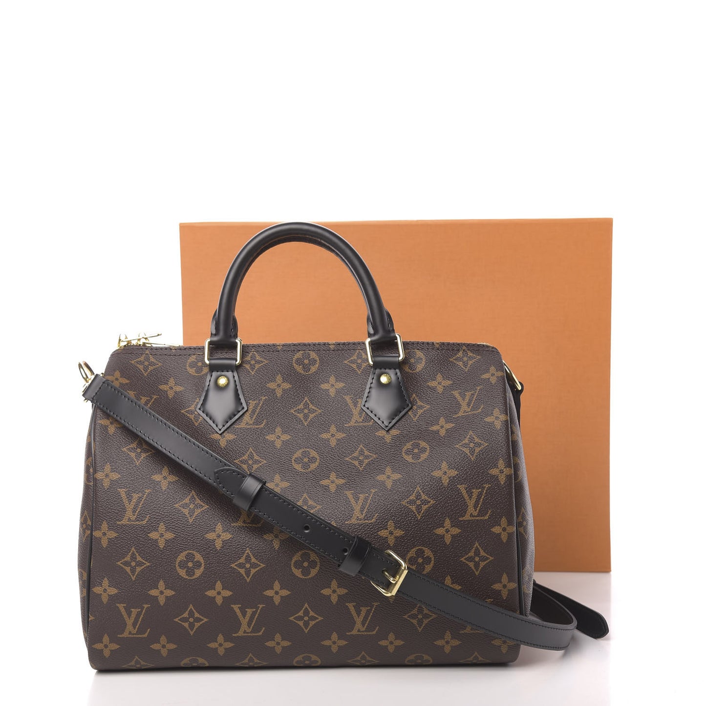 Monogram My World Tour Speedy Bandouliere 30 Black