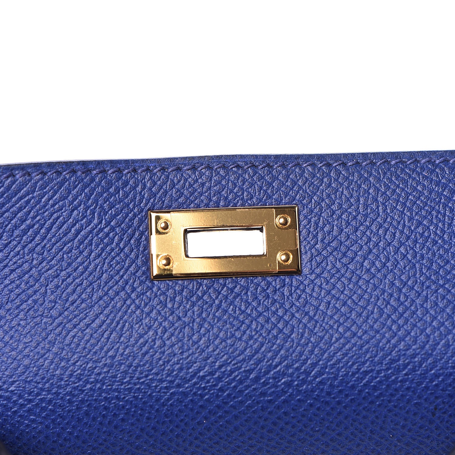 Hermes Epsom Mini Kelly Sellier 20 Bleu Electrique 18 of 35