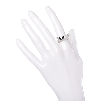 Cartier 18K White Gold 9mm Paris Nouvelle Vague Ring 51 5.75 2 of 4