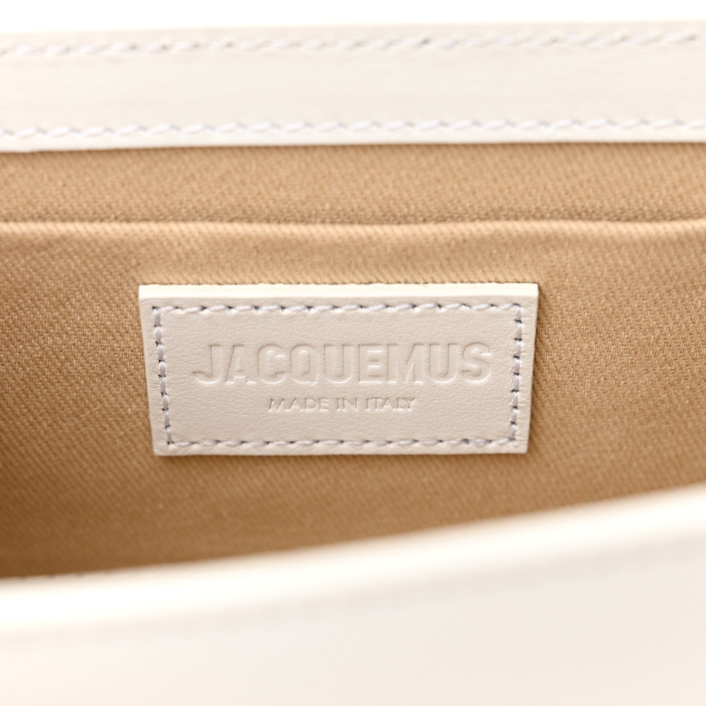 Smooth Calfskin Le Chiquito Long White