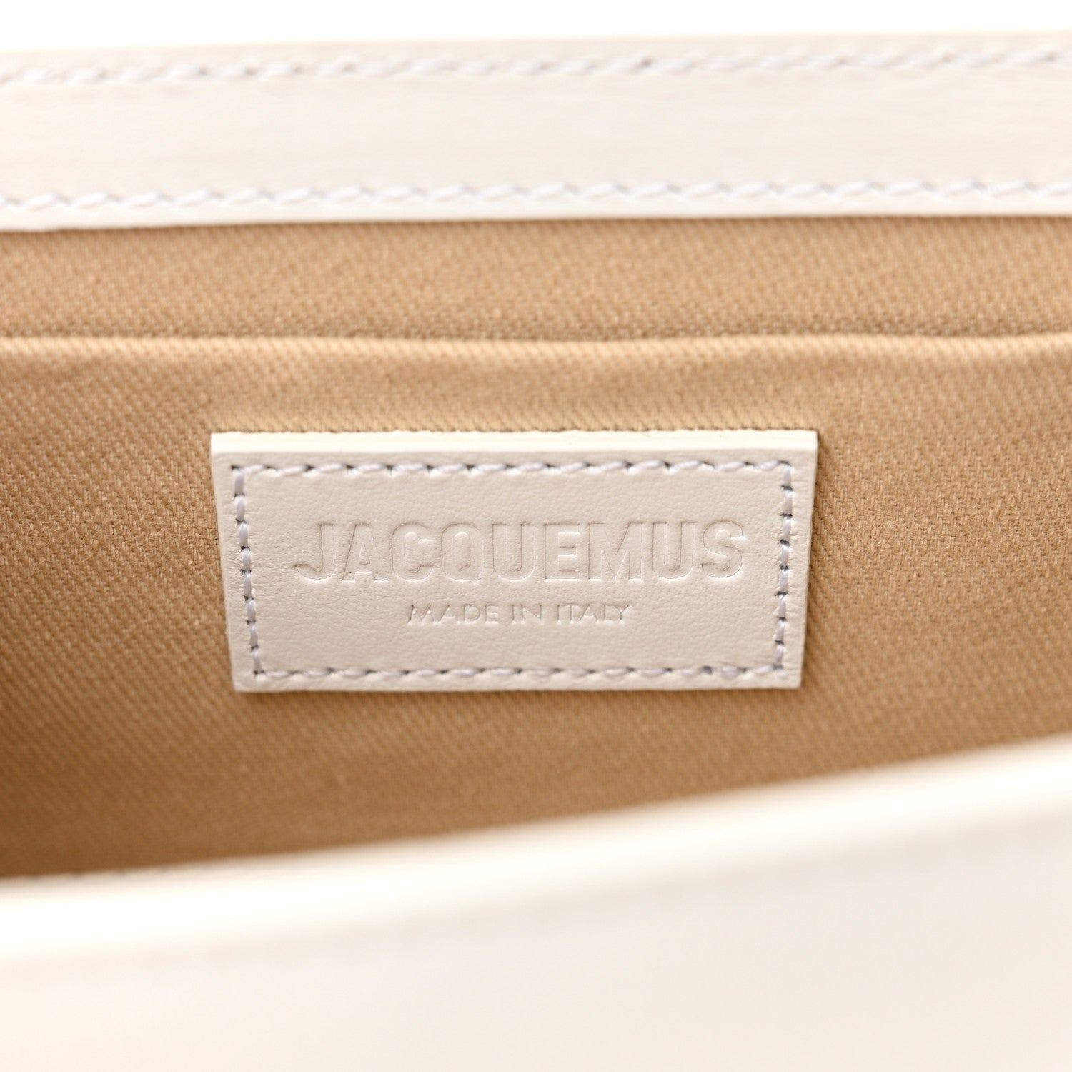 Jacquemus Smooth Calfskin Le Chiquito Long White 6 of 15