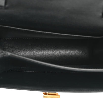 Celine Box Calfskin Teen Classic Box Flap Bag Black 6 of 11