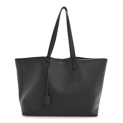 Saint Laurent Calfskin Large Shopping Tote Asphalt 1 of 14