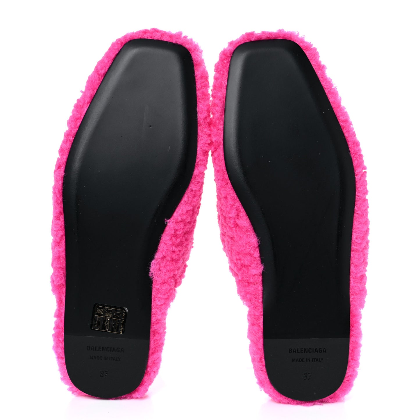 Faux Shearling Cosy BB Mules 37 Pink