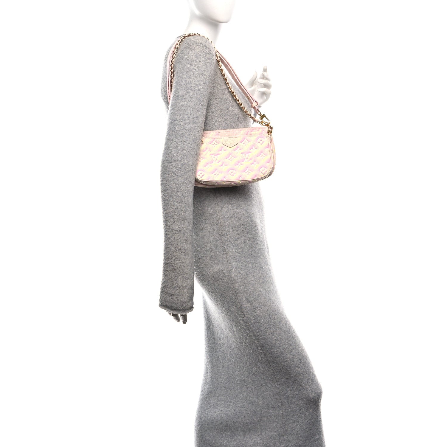 Louis Vuitton Empreinte Monogram Summer Stardust Multi Pochette Accessories Pink 2 of 10