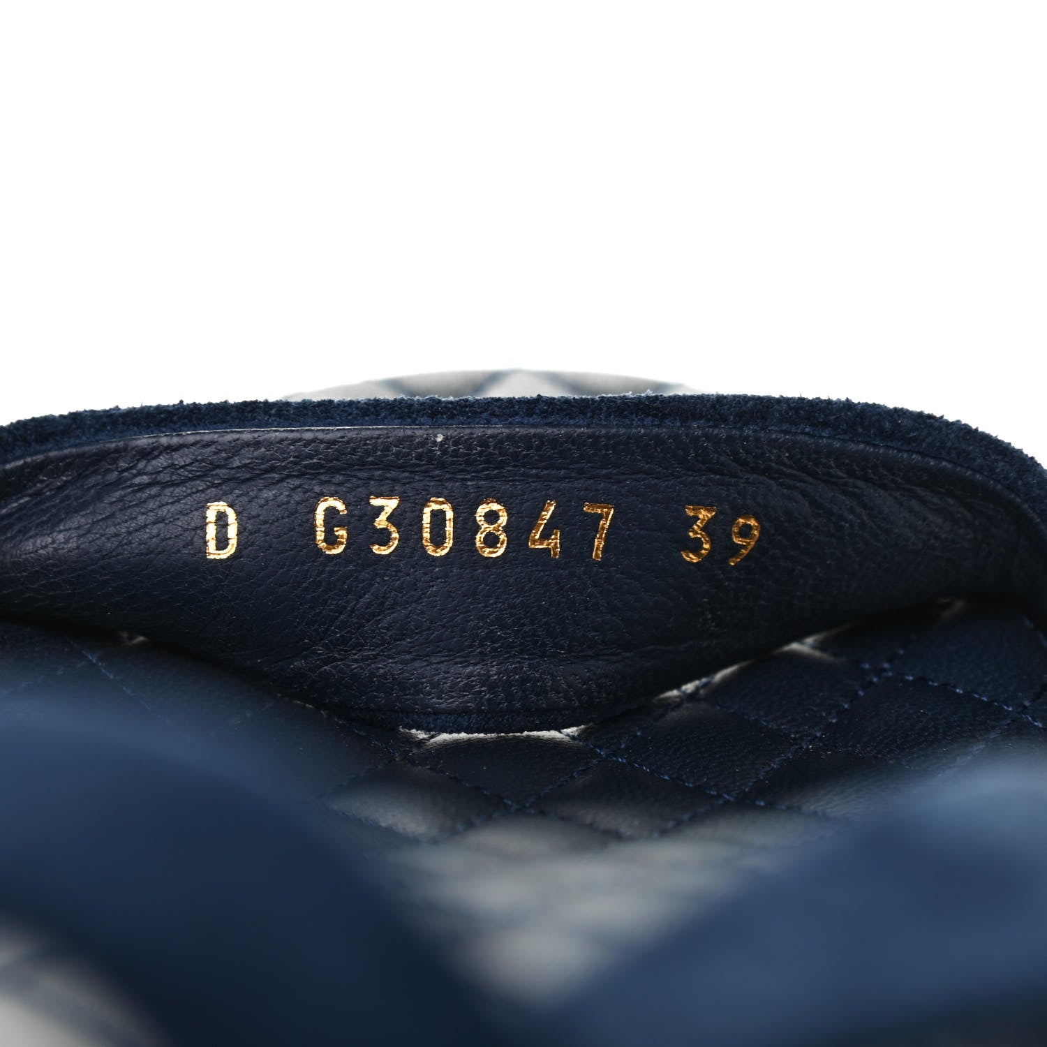 Chanel Suede Calfskin Platform Wedge Sandals 39 Blue 8 of 8