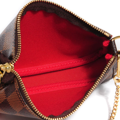 Louis Vuitton Damier Ebene Mini Pochette Accessories 7 of 8