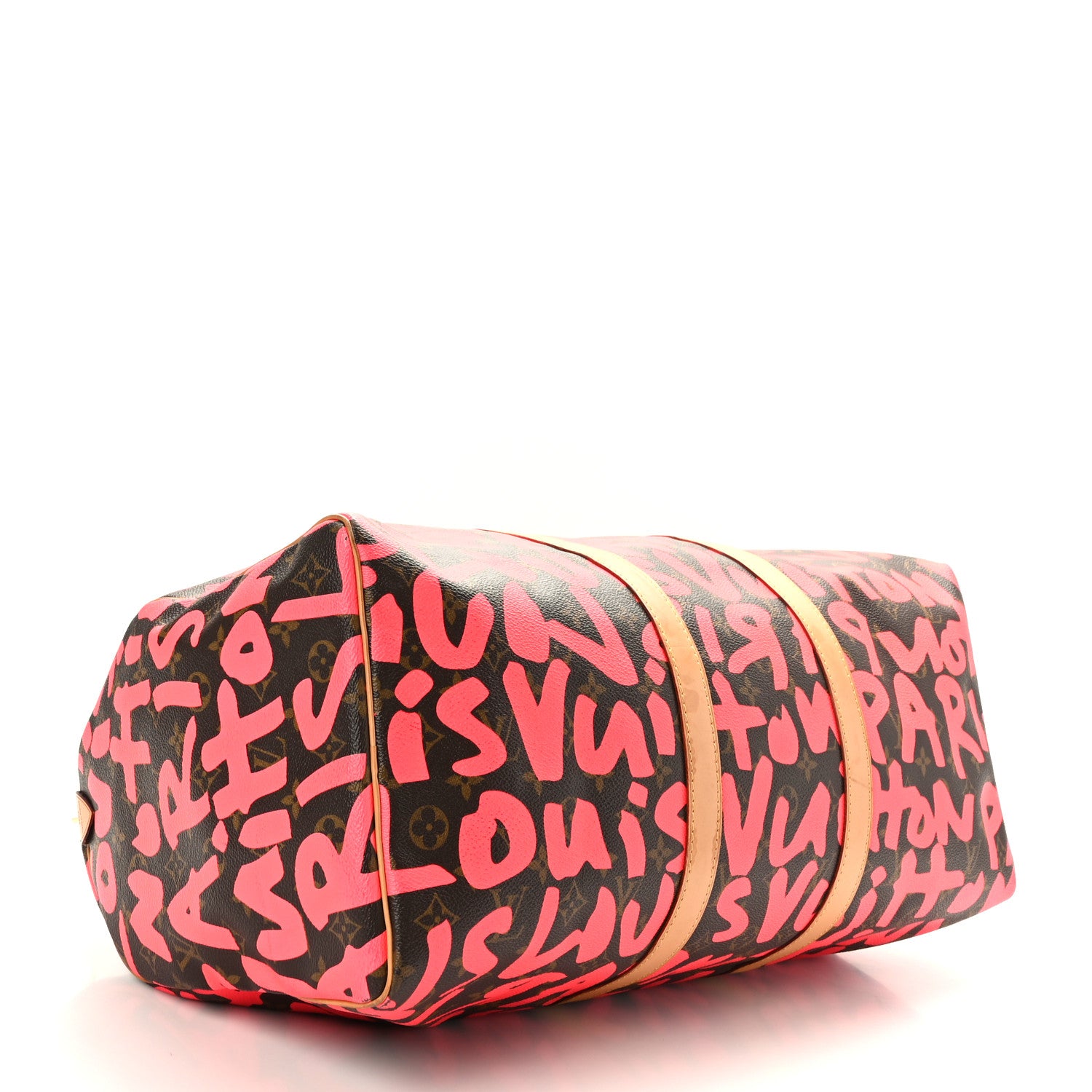 Louis Vuitton Monogram Graffiti Keepall 50 Fuchsia 3 of 10