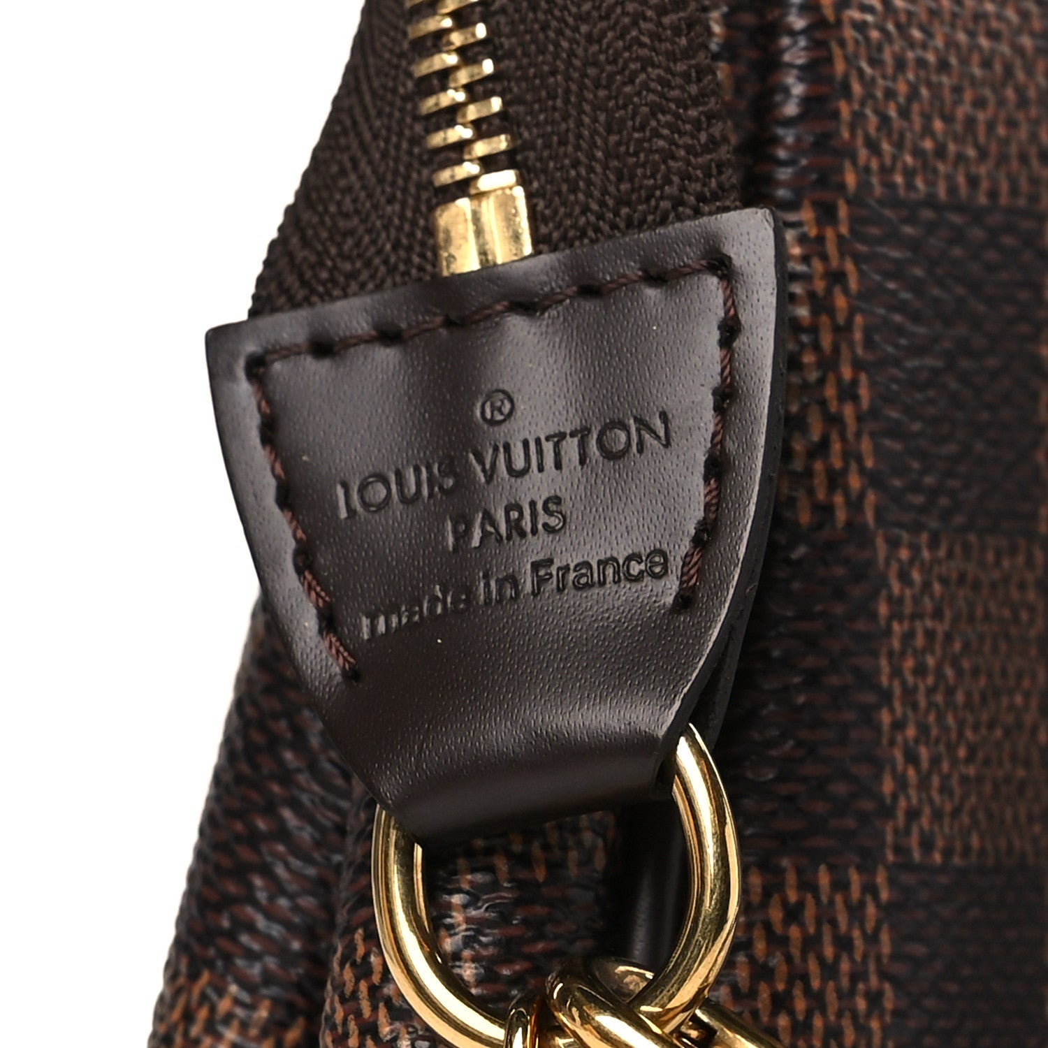 Louis Vuitton Damier Ebene Eva Clutch 6 of 10