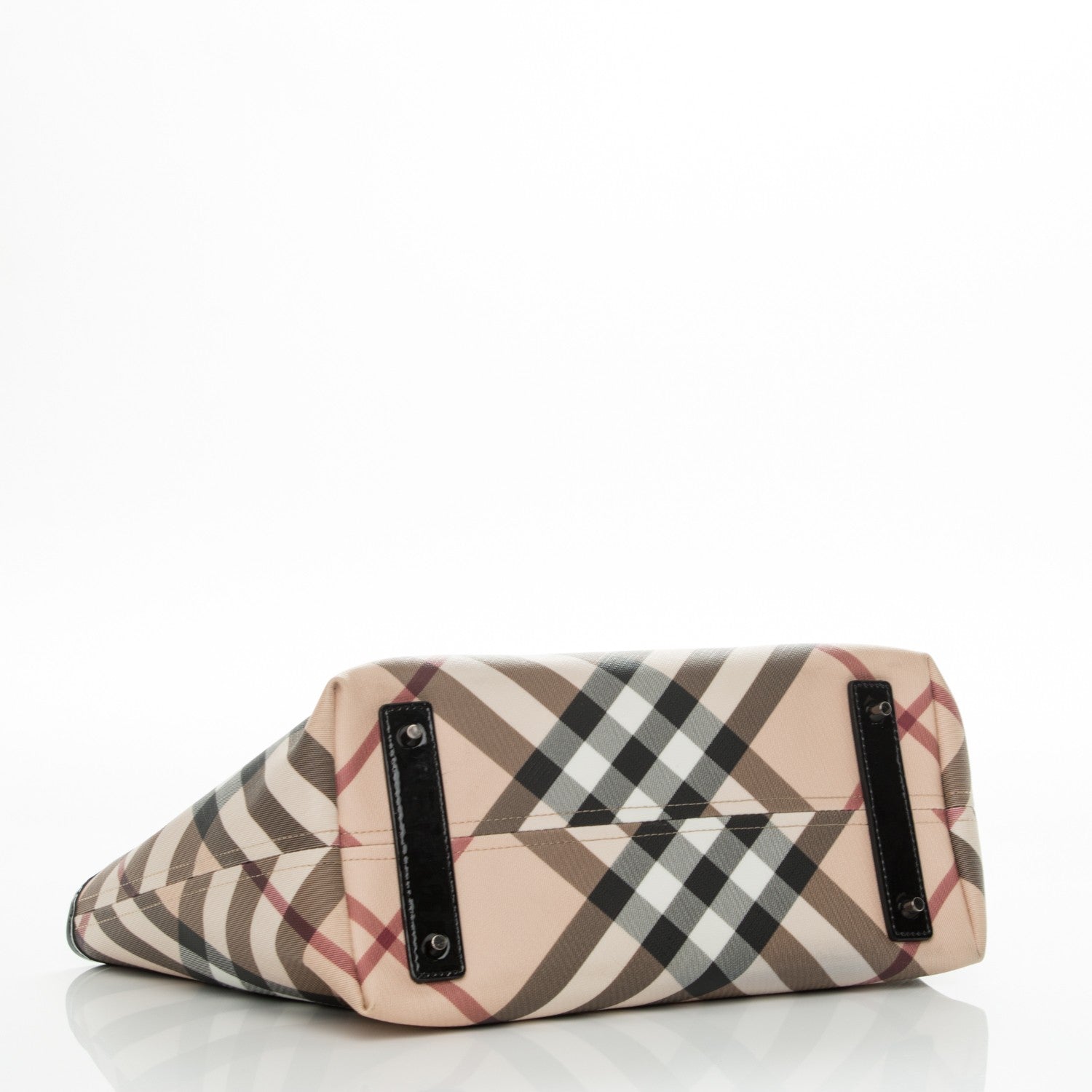 Burberry Supernova Check Small Nickie Tote Black 5 of 8