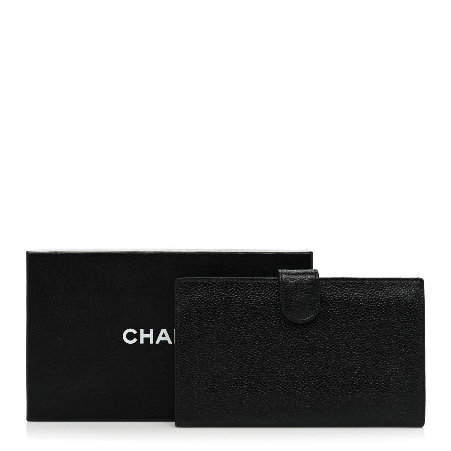 Caviar Timeless CC French Wallet Black