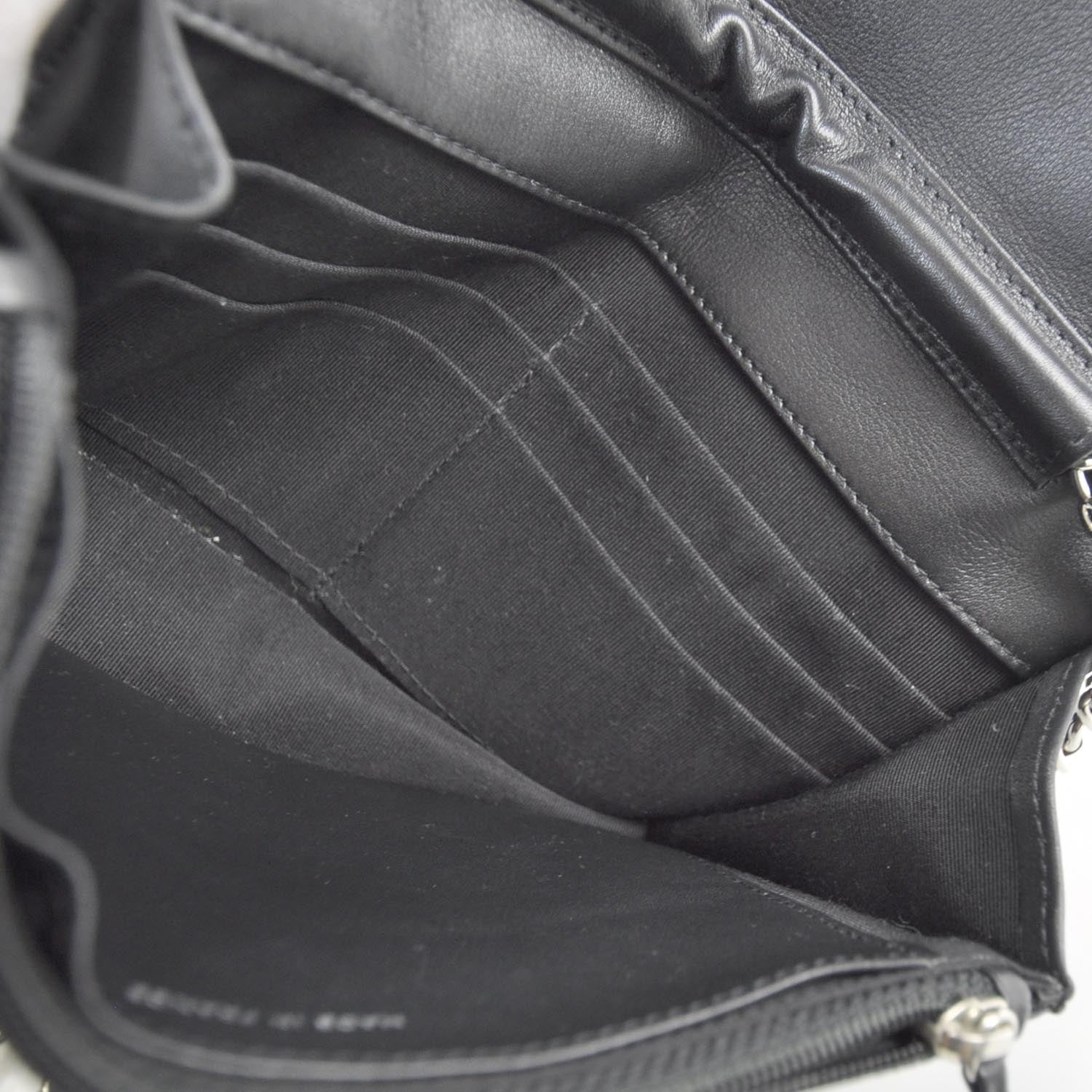 Chanel Patent Quilted Wallet On Chain Black 8 of 10