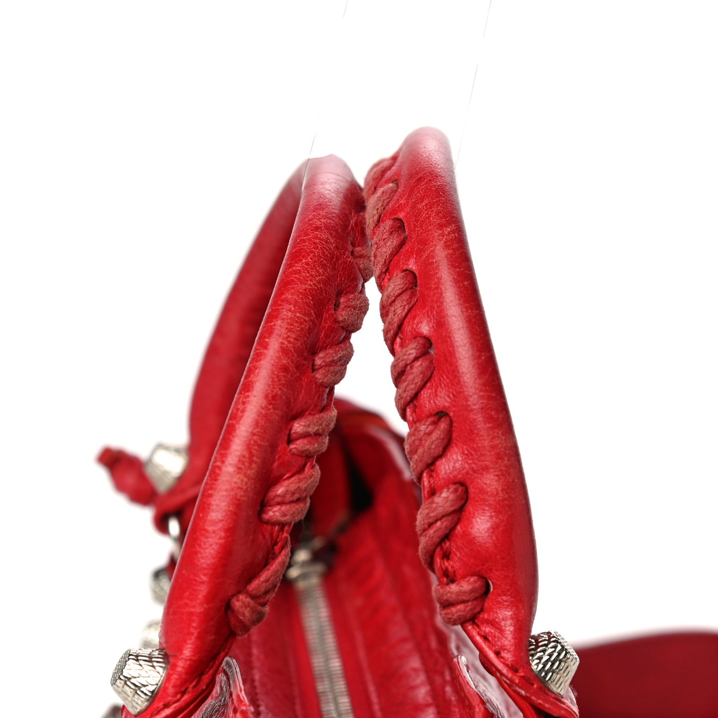 Agneau Giant 12 Silver Hardware Mini City Rouge Cardinal