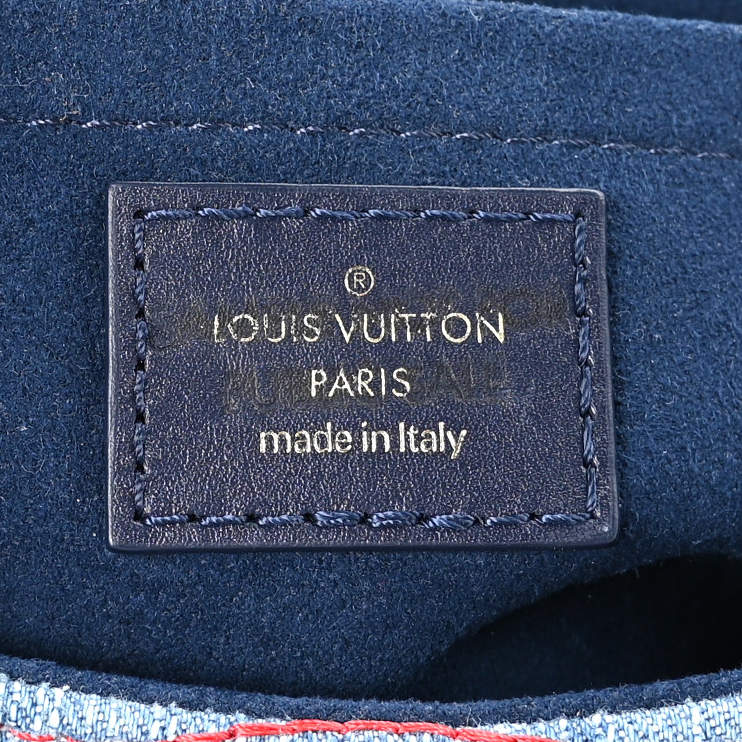 Louis Vuitton Denim New Wave Chain MM Blue 6 of 9