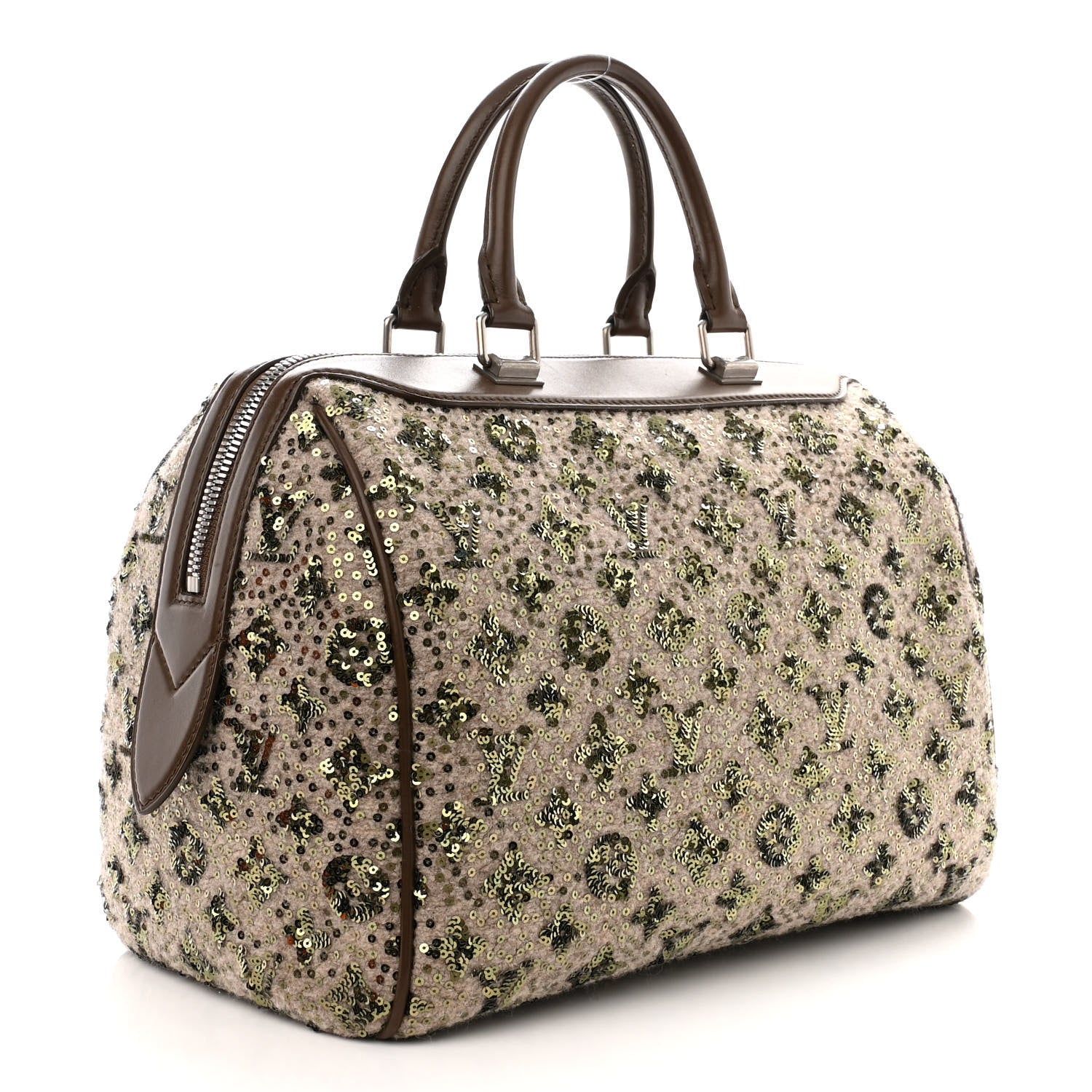 Louis Vuitton Sequin Monogram Sunshine Express Speedy Kaki 3 of 11