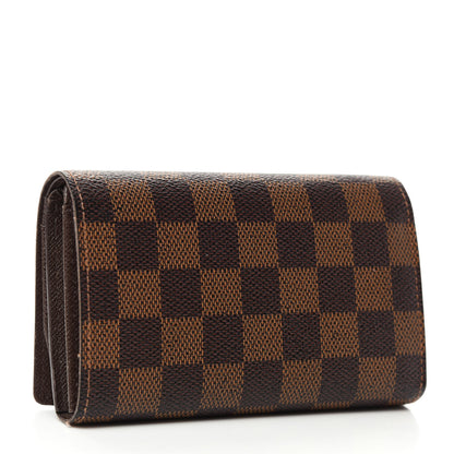 Louis Vuitton Damier Ebene Porte-Monnaie Billets Tresor Wallet 3 of 12